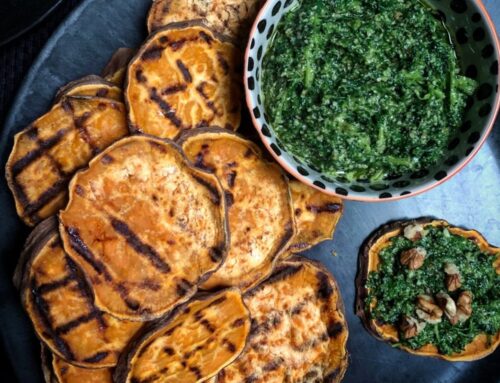 Boerenkoolpesto met walnoten