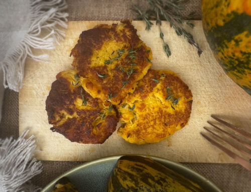 Spaghettipompoen koekjes met tijm